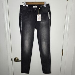 Jessica Simpson Perris Kiss Me Super Skinny Black Jeans Size 28 NWT